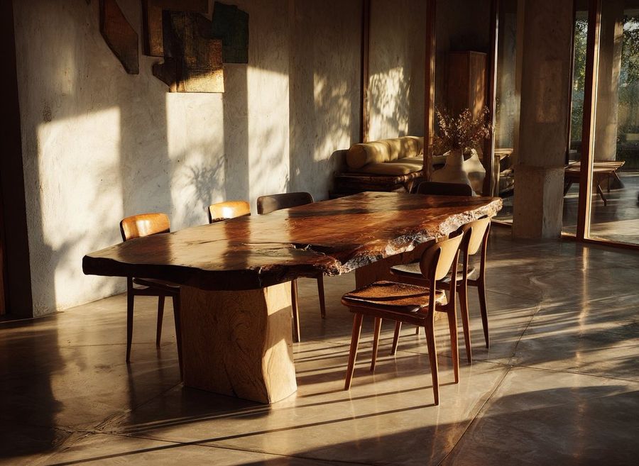 Color / Feature] in Minimalist Room, Late Afternoon Sun Streaming — Nano Banana Pro image prompt example