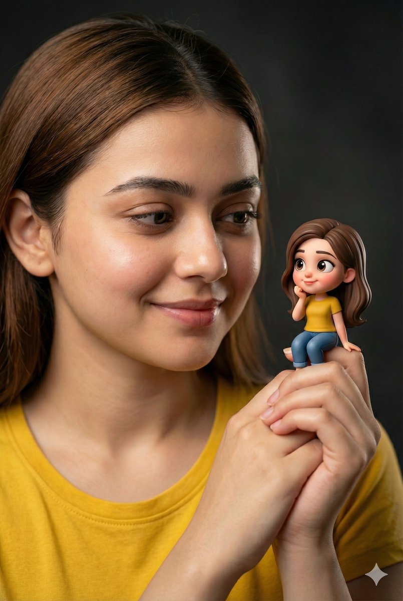 Young Woman with Warm Brown Hair, Natural Makeup, Freckles — Nano Banana Pro image prompt example