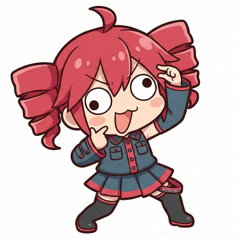 I Asked for a Comical and Cute Teto-san, Why Did It Turn Out Like — Nano Banana Pro image prompt example