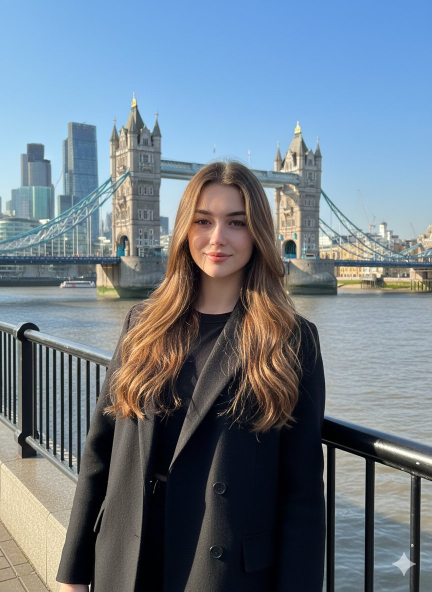 Photorealistic Travel Portrait, Cinematic Daylight — Nano Banana Pro image prompt example
