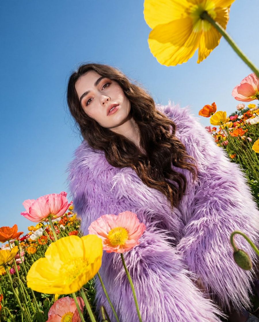 Use This Photo Attached to Create a Striking Outdoor Fashion Portrait — Nano Banana Pro image prompt example