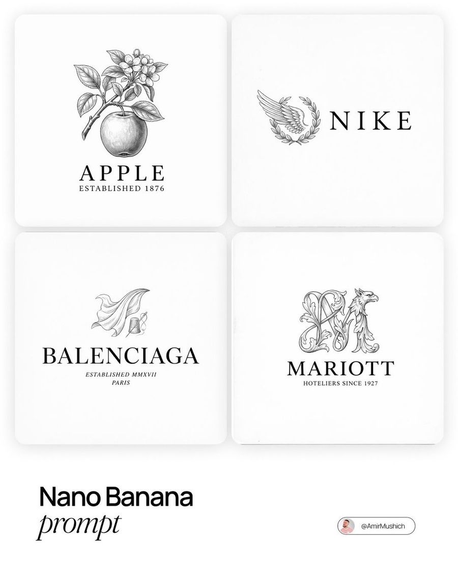 Modern Brands in 19Th Century — Nano Banana Pro image prompt example