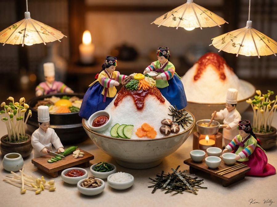 Micro Diorama Photography, Miniature World Concept — Nano Banana Pro image prompt example