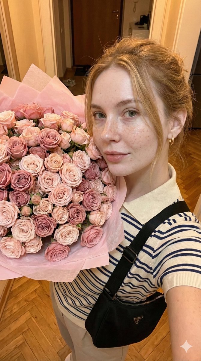 MASSIVE, Overwhelming Bunch of 50+ Pink, Blush, and Dusty Rose Spray — Nano Banana Pro image prompt example