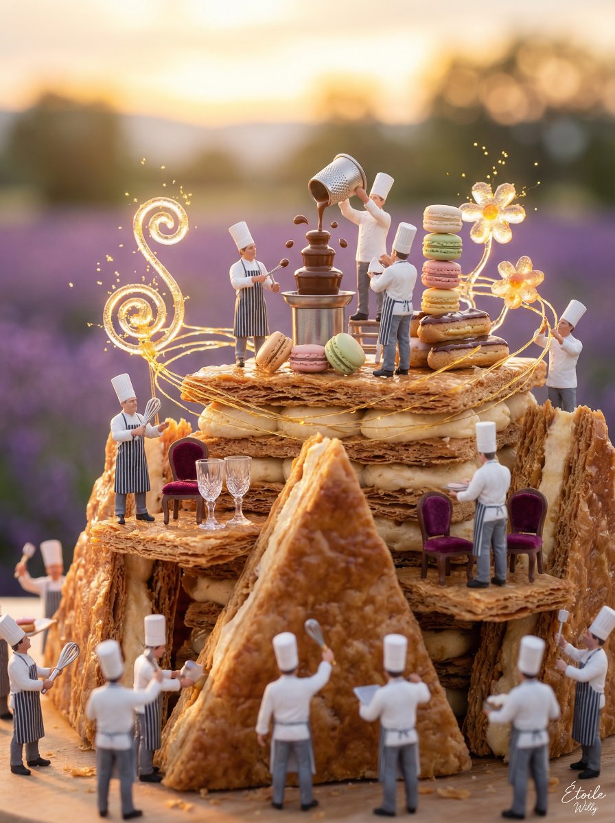 Micro Diorama Photography, Miniature World Concept — Nano Banana Pro image prompt example