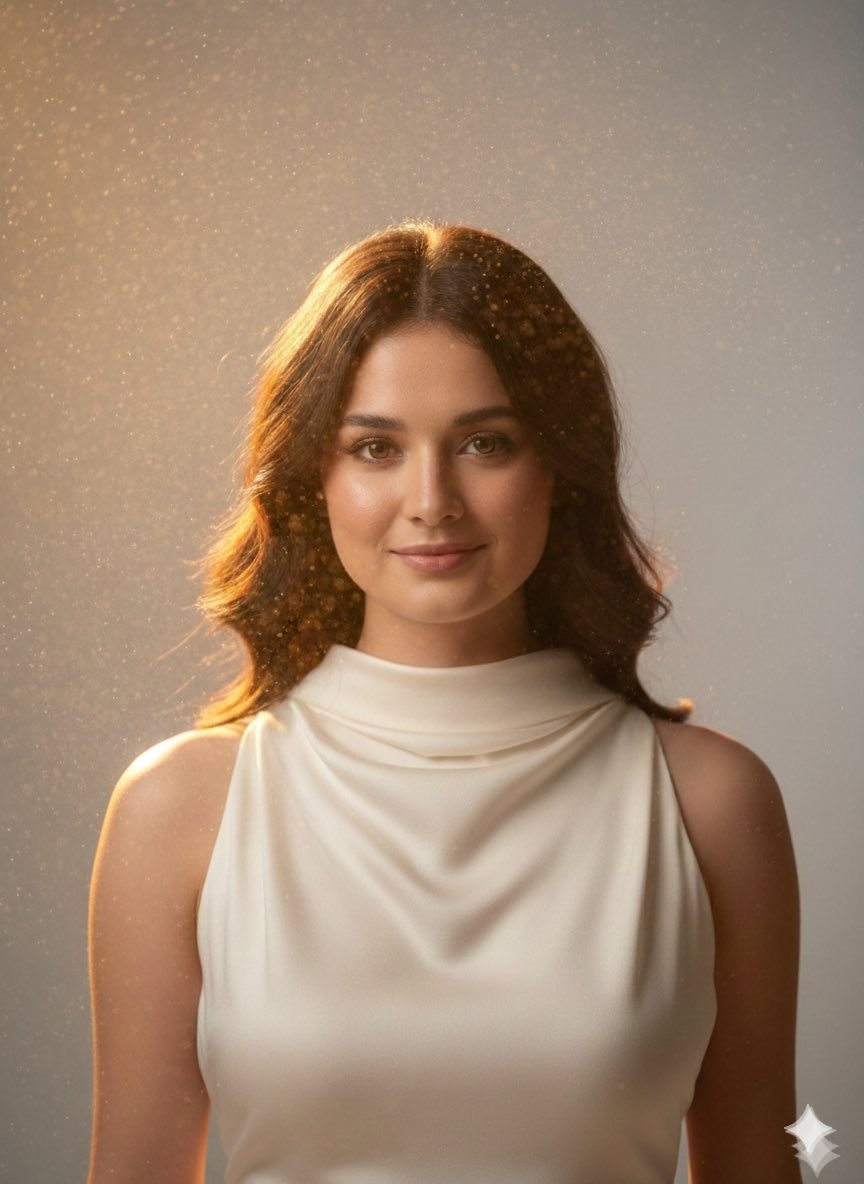 Female Close-up with Relaxed Shoulders — Nano Banana Pro image prompt example