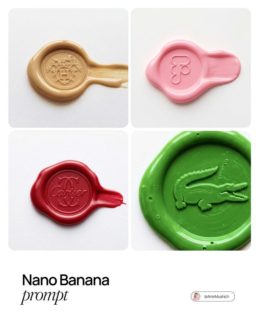 Tactile Wax Seal Logos — generated with Nano Banana Pro