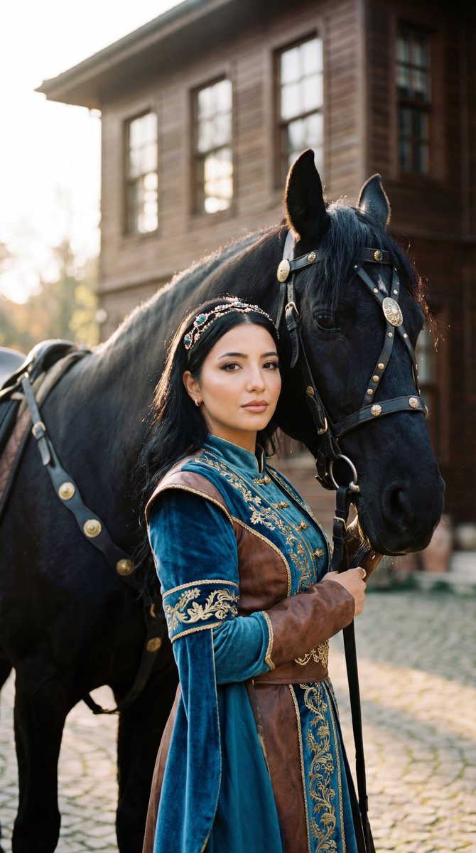 Old-era Turkish Woman (Anatolian / Late Ottoman Inspiration), Keep — Nano Banana Pro image prompt example