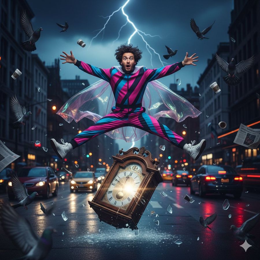 Athletic Feminine Body Performing a Powerful Jump Freeze — Nano Banana Pro image prompt example