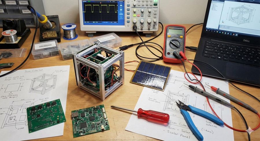 Cubesat Satellite — Nano Banana Pro image prompt example