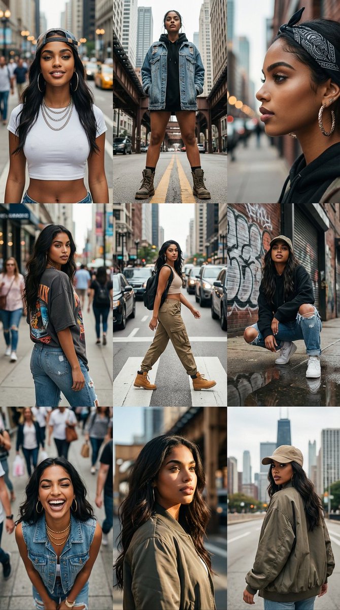 3×3 Grid of Cinematic Portraits Using the Uploaded Image as the Exact — Nano Banana Pro image prompt example