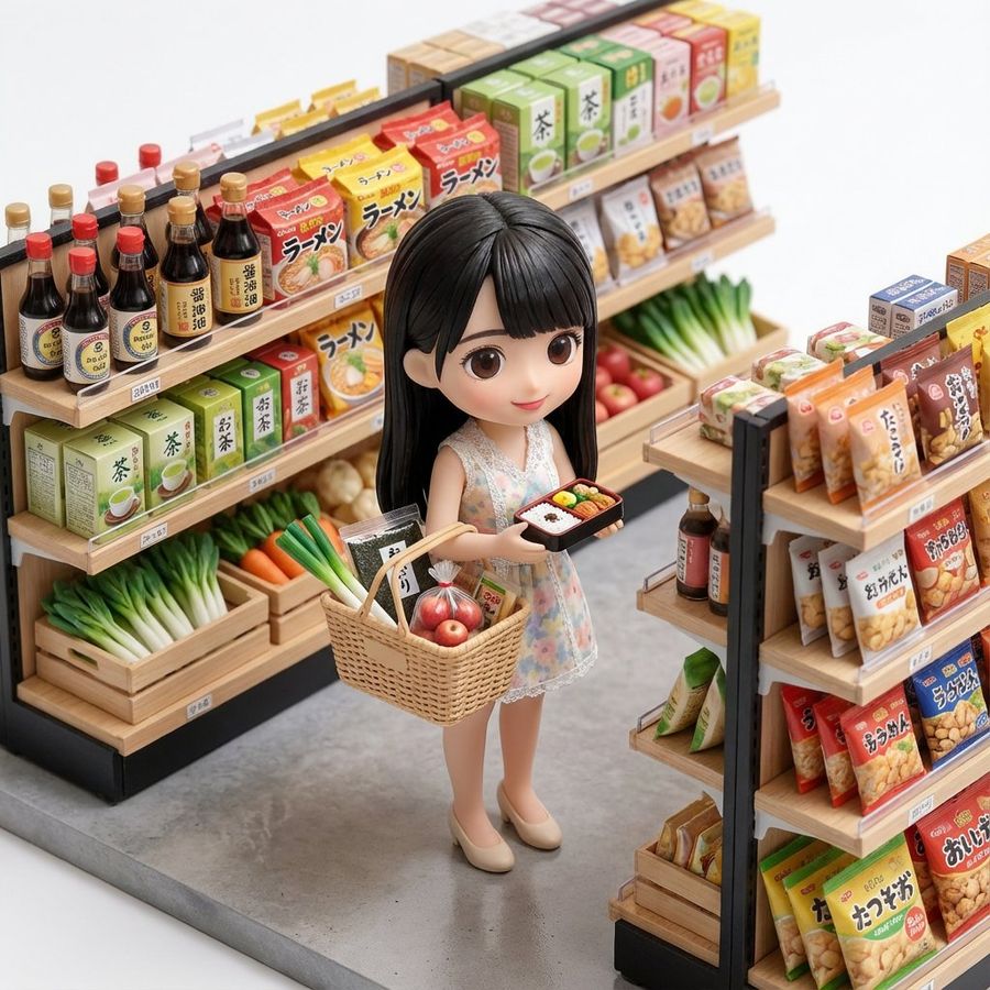 Miniature, Full-body, Isometric, Realistic Doll — Nano Banana Pro image prompt example