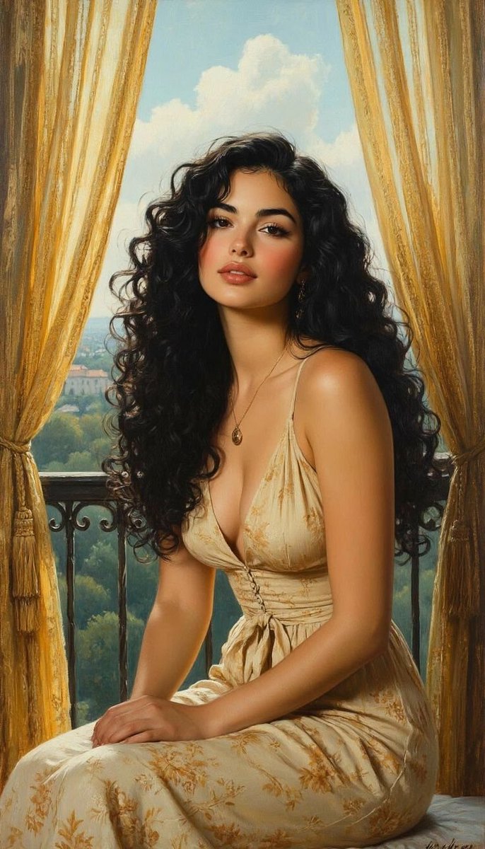 Long, Voluminous, Natural Curls — Nano Banana Pro image prompt example