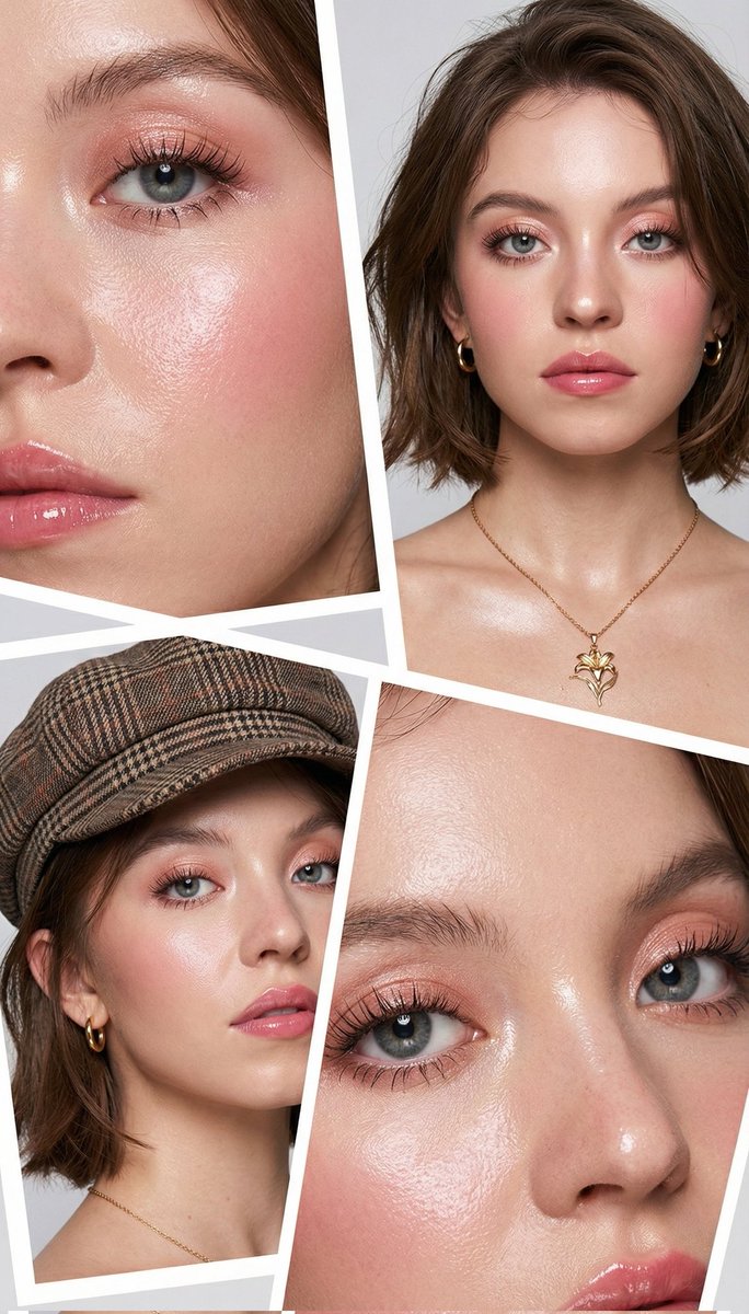 Glossy • Dreamy • Doll-like • High-end • Korean Beauty Editorial — Nano Banana Pro image prompt example