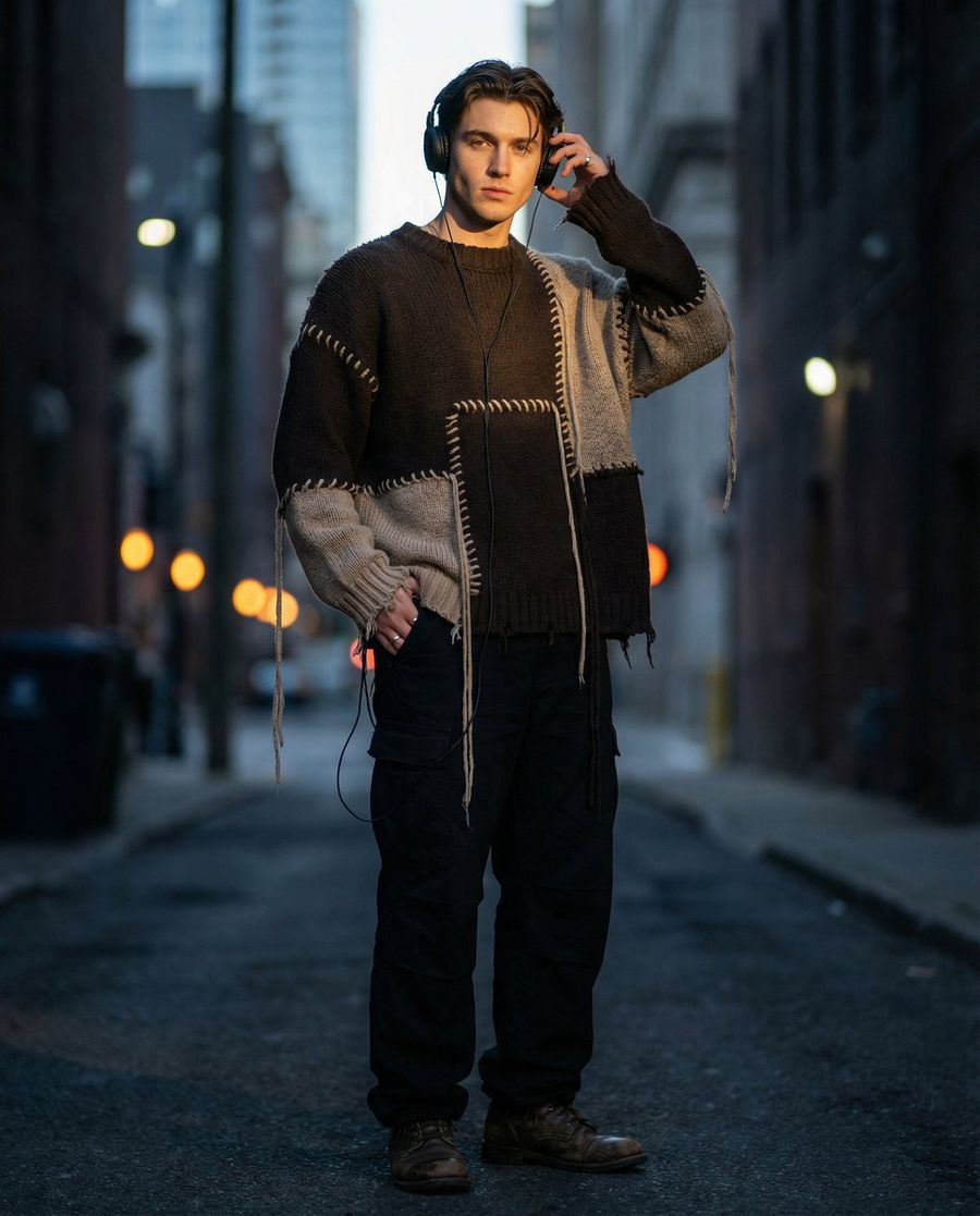Hyper-realistic DSLR Cinematic Full-body Portrait of a Stylish Young — Nano Banana Pro image prompt example