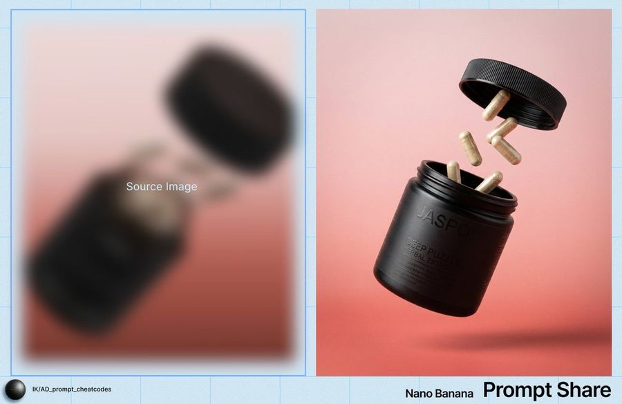 IMAGE: Frame & Composition: the Camera Presents a Three-quarter — Nano Banana Pro image prompt example