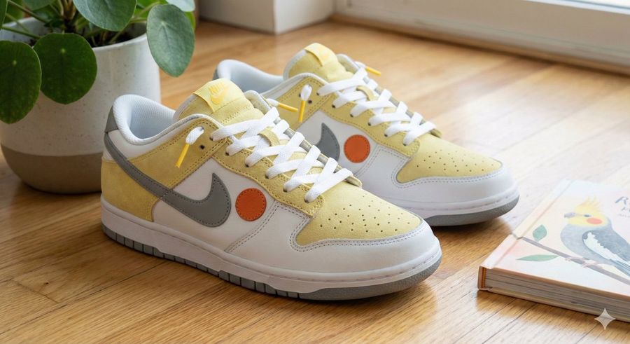 Sneakers Modeled After a Cockatiel, as Envisioned by AI — Nano Banana Pro image prompt example