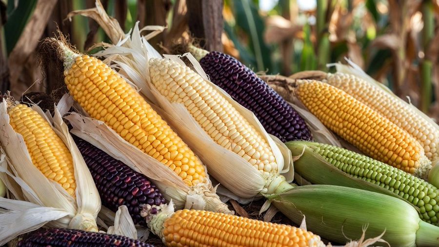 Colorful High-definition Wallpapers Featuring Corn Cobs in Different — Nano Banana Pro image prompt example