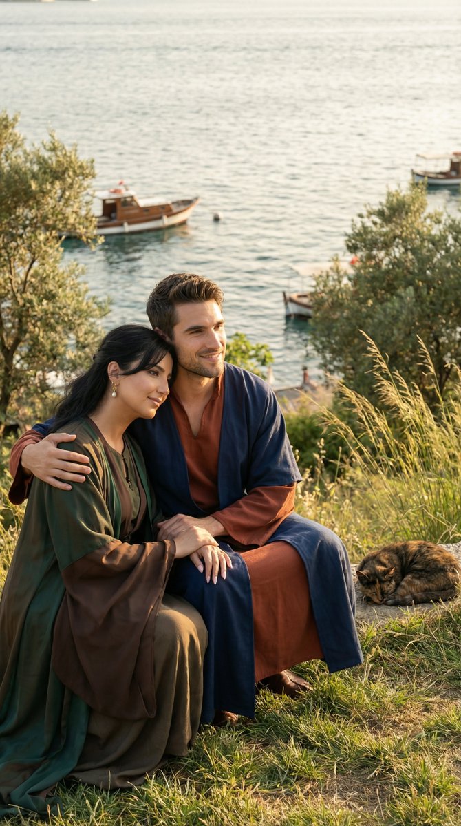 Cinematic Historical Romance — Nano Banana Pro image prompt example