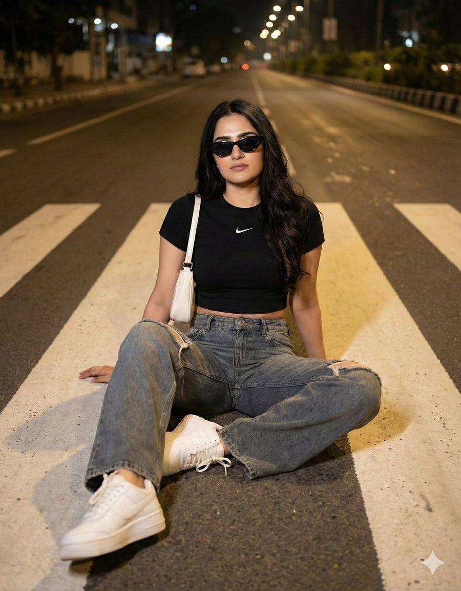 Cinematic Urban Street-style Portrait Using the Uploaded Image — generated with Nano Banana Pro