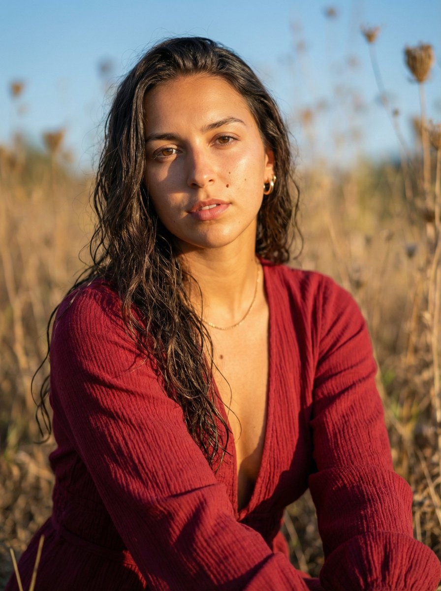 8k Vertical Portrait In Golden Hour — Nano Banana Pro image prompt example