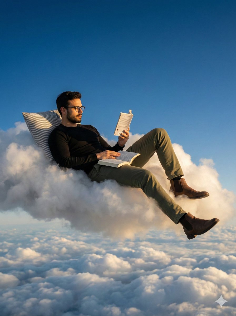 Photorealistic, Surreal Wide Shot of a Man in the Uploaded Image — generated with Nano Banana Pro