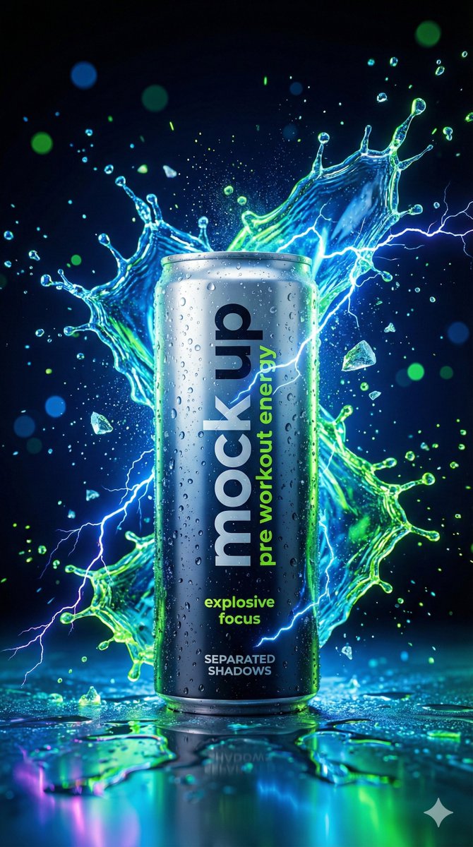 Hyper-realistic AI-edited Commercial Beverage Photography — Nano Banana Pro image prompt example