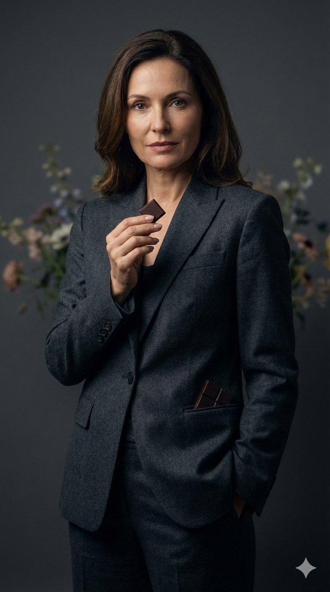 Ultra-realistic Color Portrait of a Mature Elegant Woman, 45 Years — Nano Banana Pro image prompt example