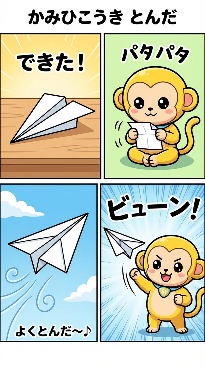 Today's Theme Is Paper Airplane Flew — generated with Nano Banana Pro