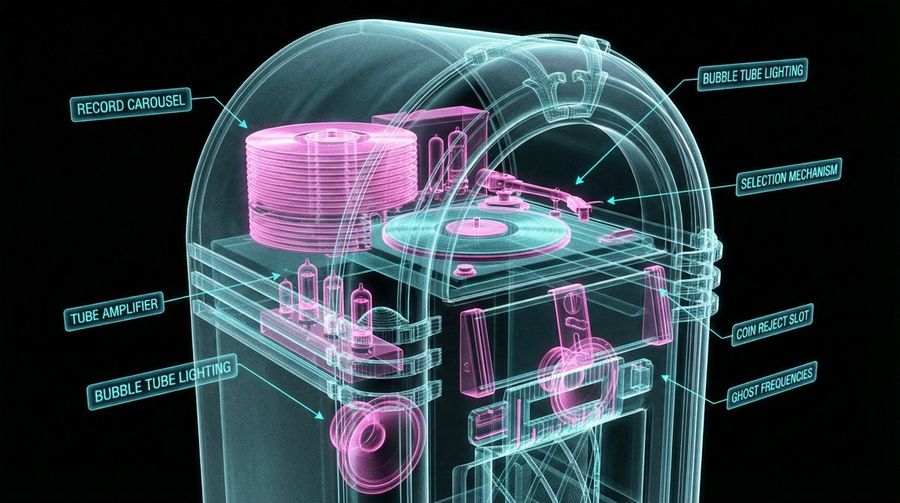 Neon X-Ray Photorealistic [OBJECT] Shown as Glowing X-ray Scan — Nano Banana Pro image prompt example