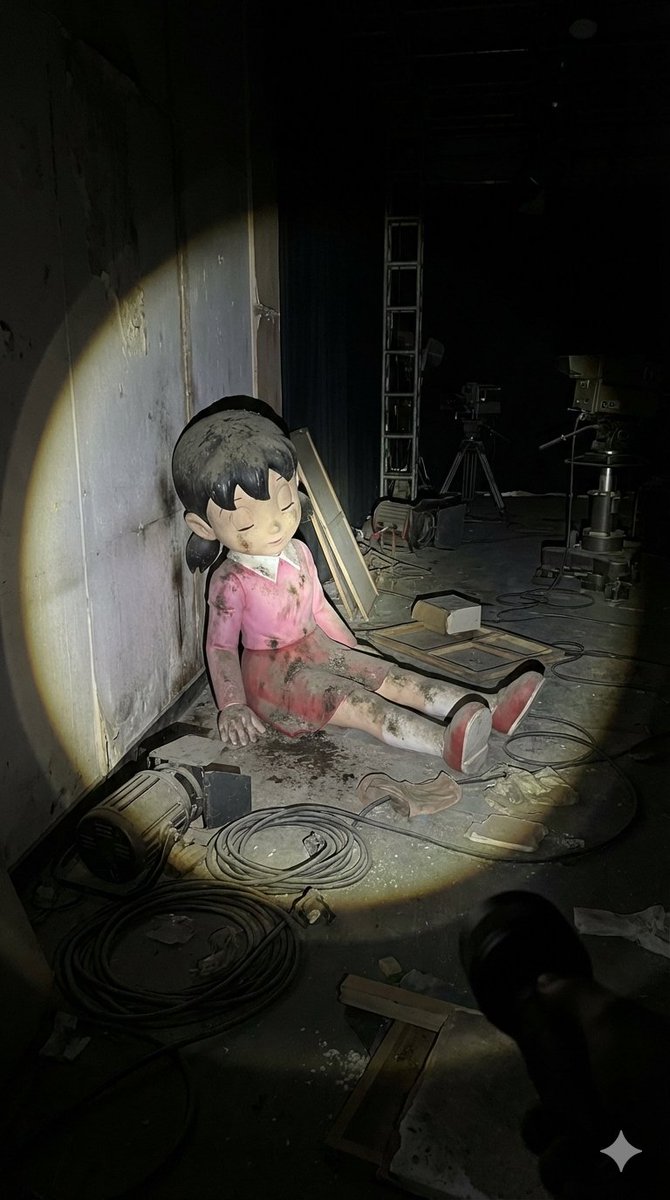 Abandoned Promotional Statue Conversion Prompt — Nano Banana Pro image prompt example