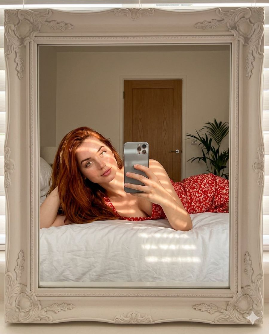Aesthetic Mirror Selfie Prompt For Gemini Nano Banana Pro — Nano Banana Pro image prompt example