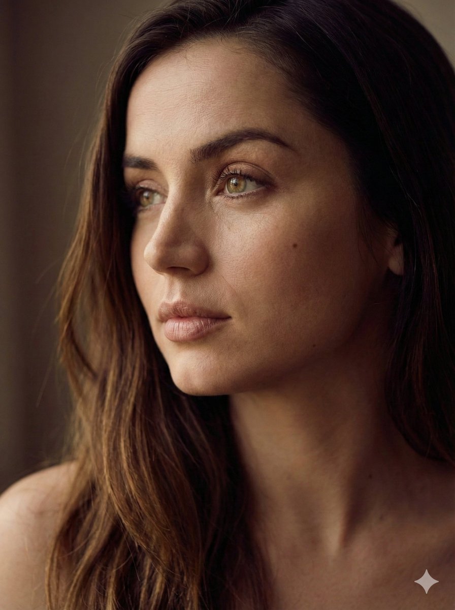 Aesthetic Side Profile Portrait Generator — Nano Banana Pro image prompt example