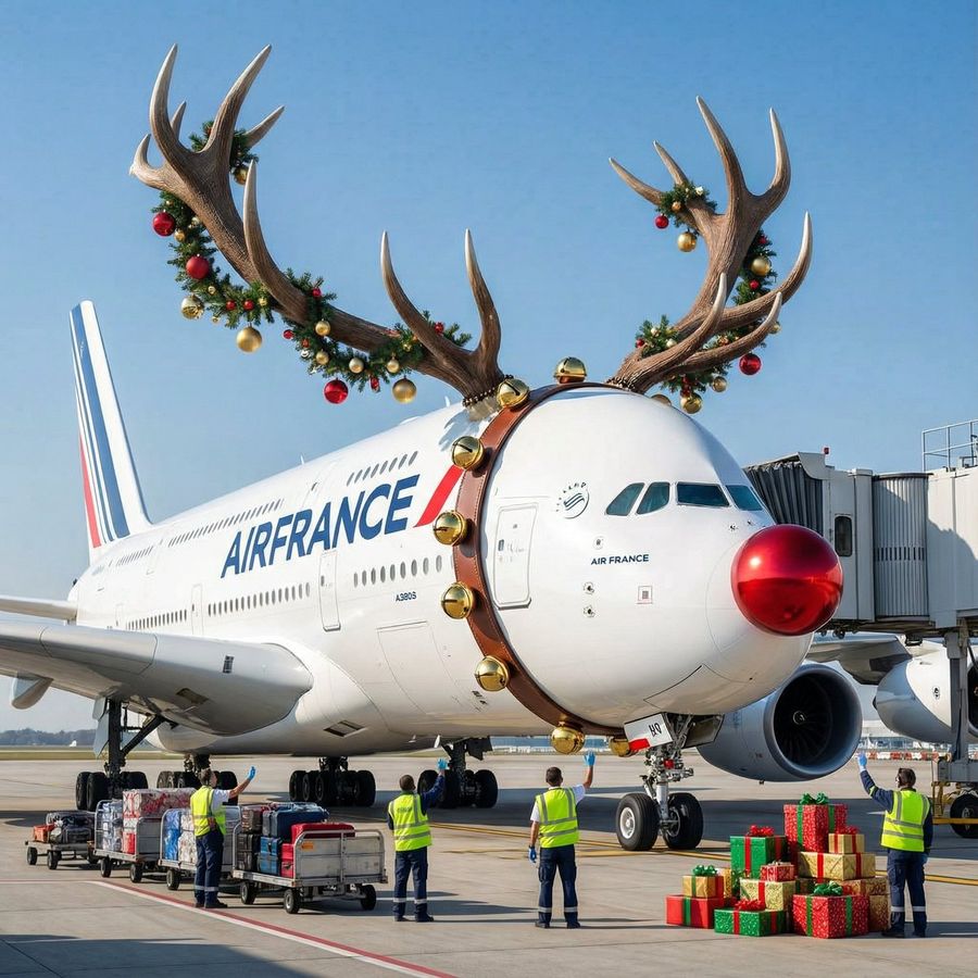 Air France Ad Fix Prompt — Nano Banana Pro image prompt example