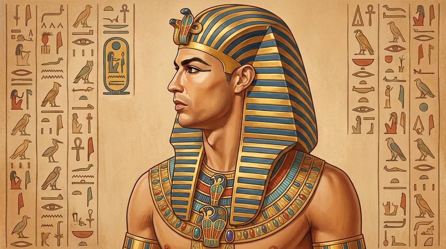 Ancient Egyptian Profile Portrait — Nano Banana Pro image prompt example