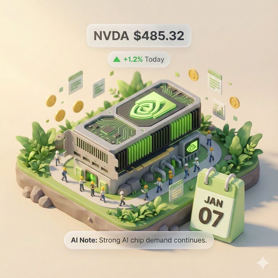 Autonomous Financial Artist Prompt For 3d Stock Visualization — Nano Banana Pro image prompt example
