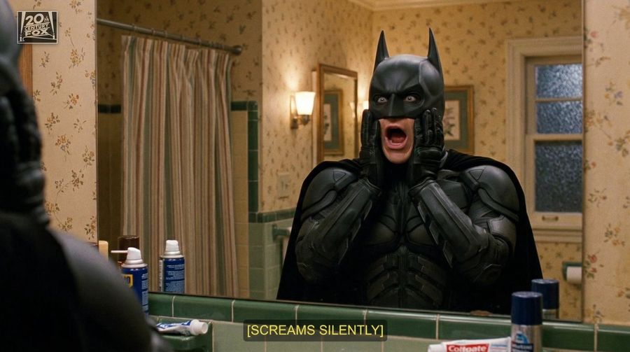 Batman Comedy Movie Screenshot Prompt — Nano Banana Pro image prompt example