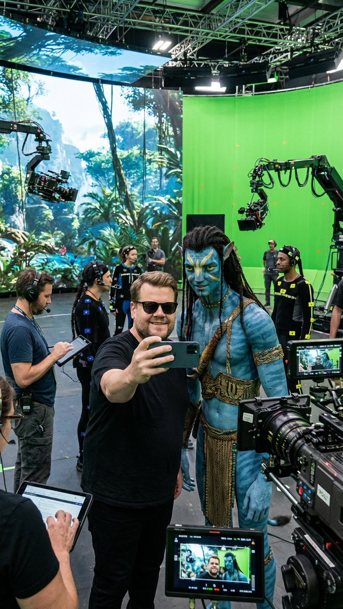Behind The Scenes Selfie Identity Swap Prompt — Nano Banana Pro image prompt example