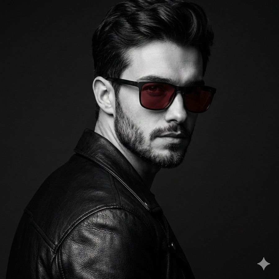 Black And White Fashion Portrait With Exact Facial Structure — Nano Banana Pro image prompt example