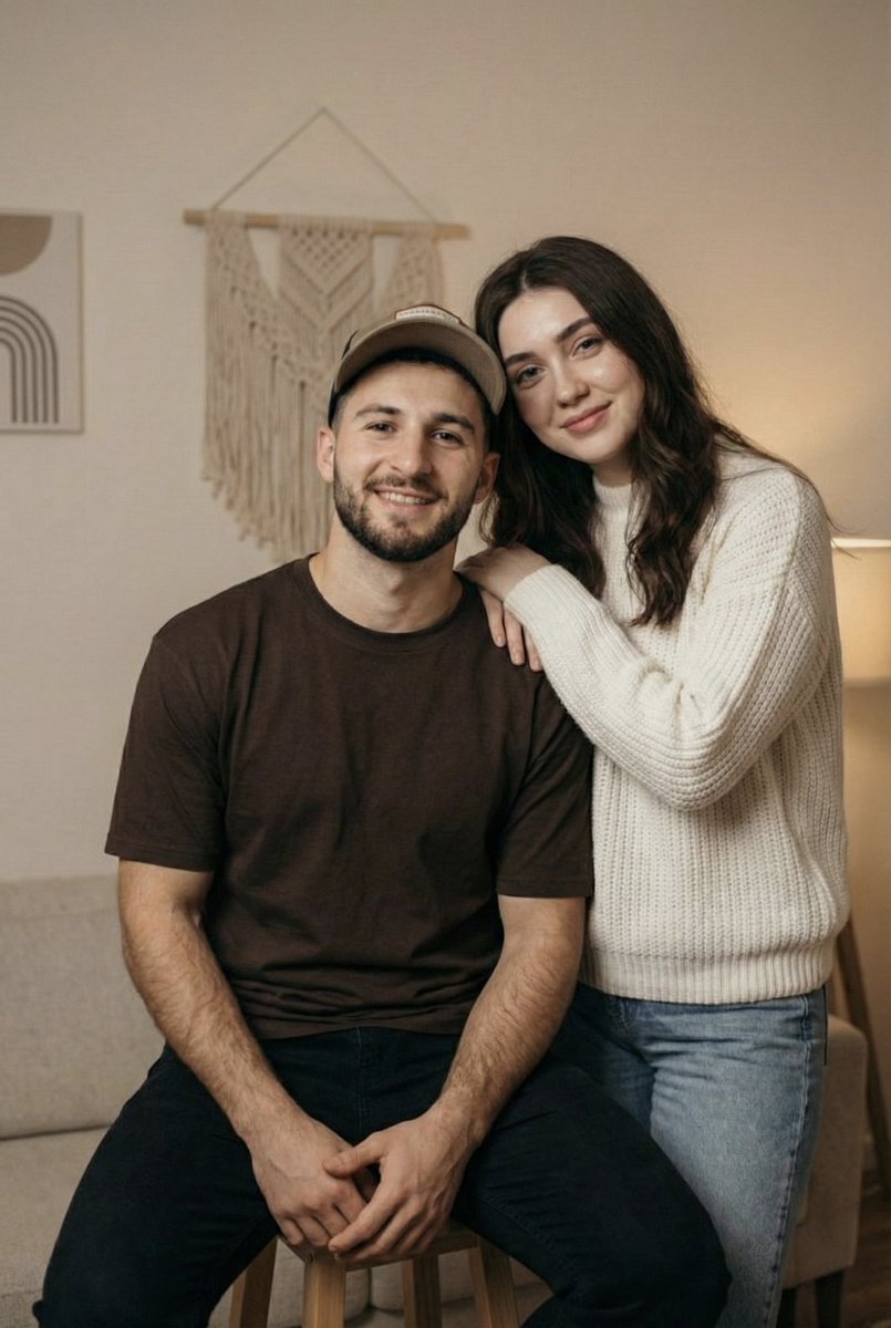 Candid Couple Portrait With Identity Lock — Nano Banana Pro image prompt example