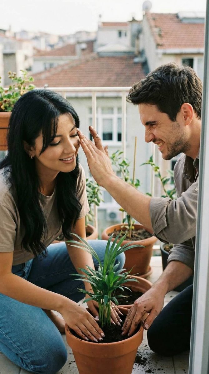 Candid Photoreal Plant Planting Scene Prompt — Nano Banana Pro image prompt example