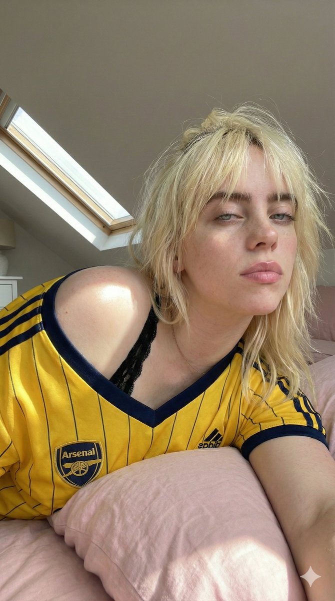 Candid Selfie In Soccer Jersey In An Attic Bedroom — Nano Banana Pro image prompt example