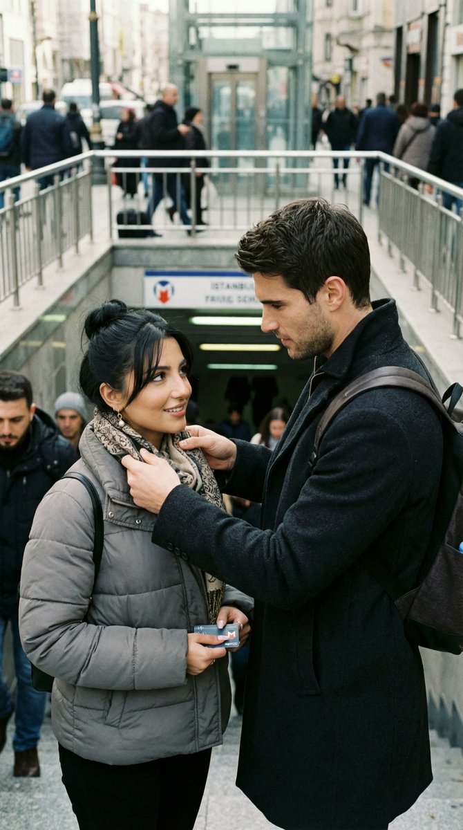 Candid Street Romance Prompt Istanbul Metro — Nano Banana Pro image prompt example
