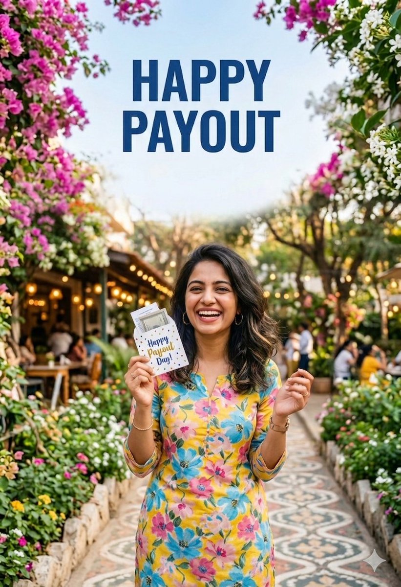 Celebratory Payout Day Photograph — Nano Banana Pro image prompt example