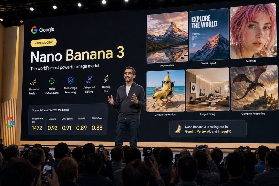 Ceo Press Conference Prompt — Nano Banana Pro image prompt example