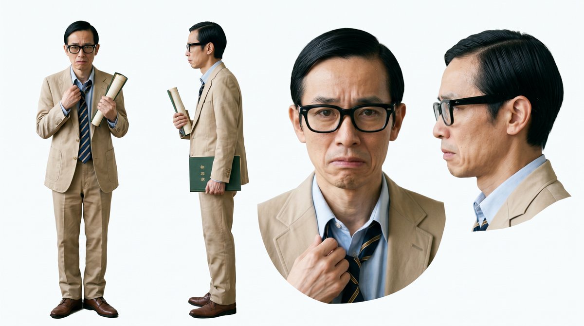 Chibi Japanese Man Sticker Style — Nano Banana Pro image prompt example