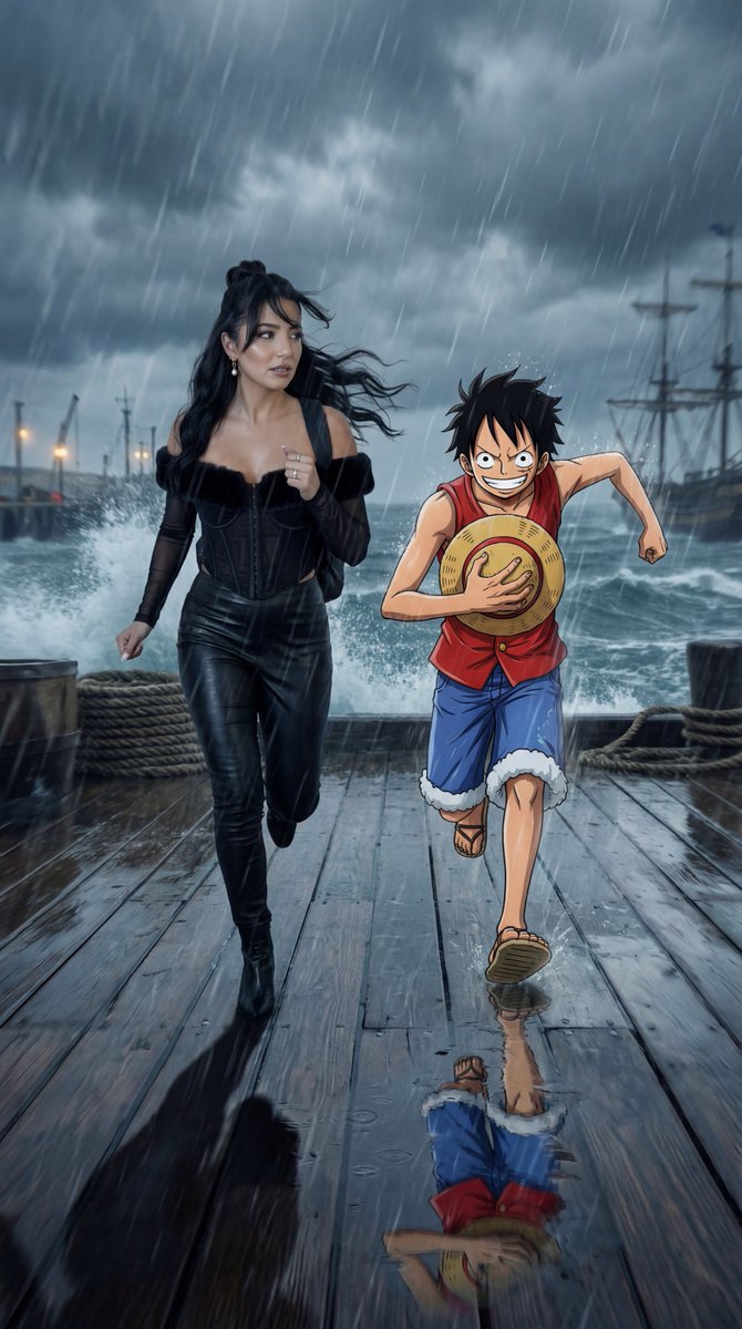 Cinematic Animereality Action Blend Prompt — Nano Banana Pro image prompt example