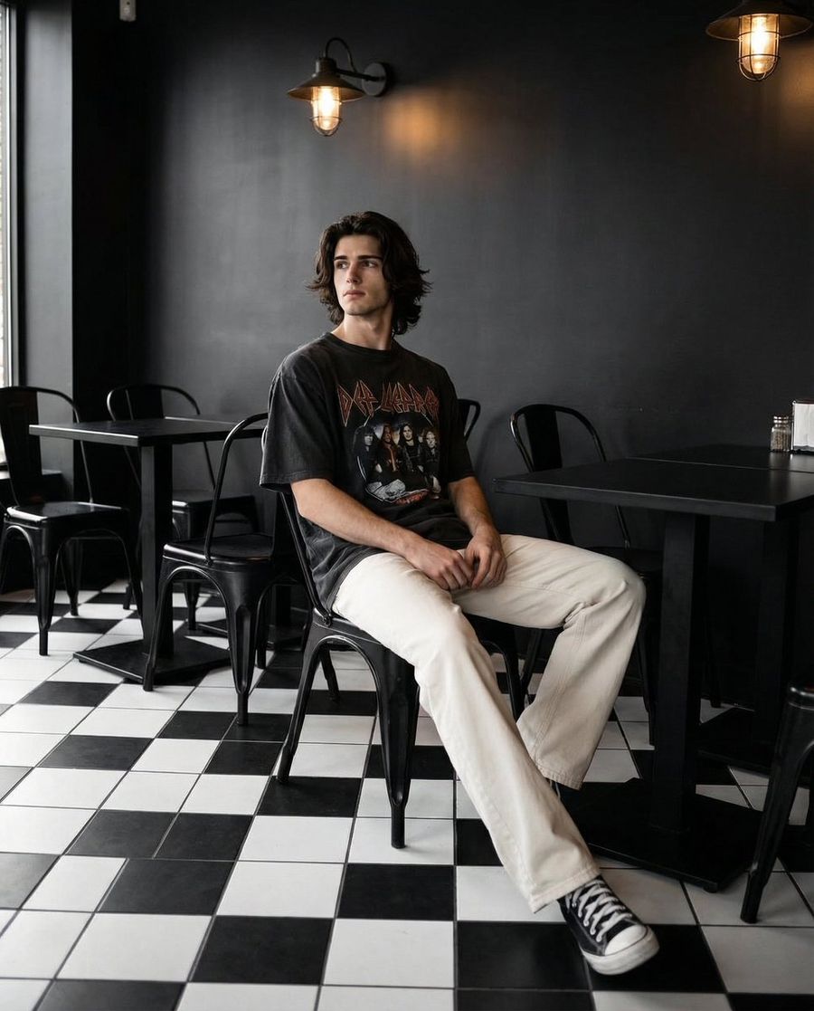 Cinematic Cafe Portrait Prompt For Nano Banana Pro — Nano Banana Pro image prompt example