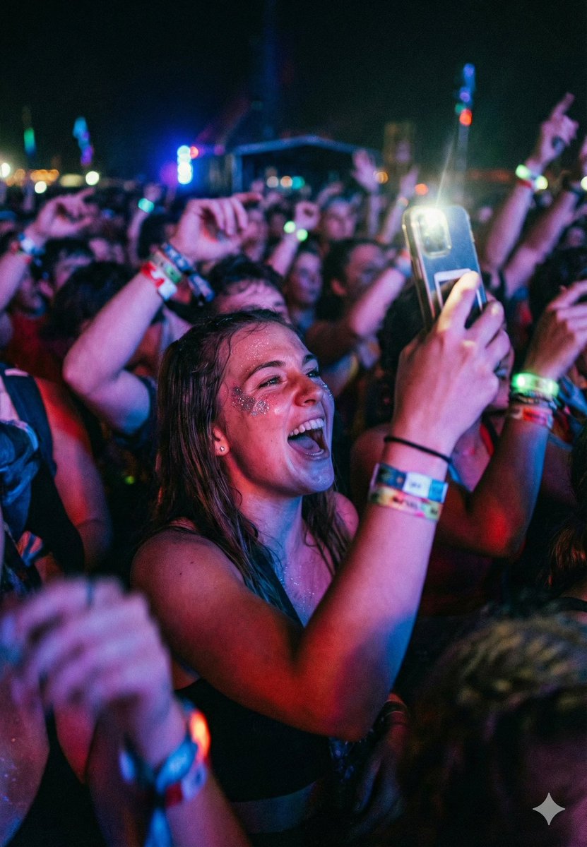 Cinematic Concert Crowd Photo Prompt — Nano Banana Pro image prompt example