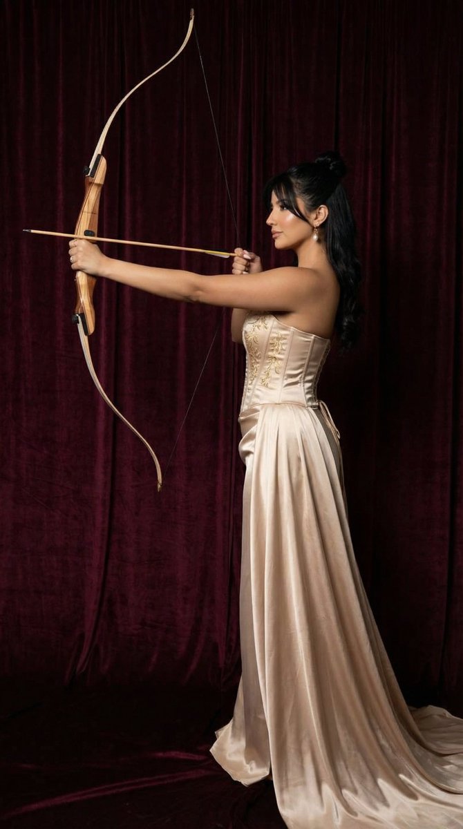 Cinematic Couture Archer Portrait — Nano Banana Pro image prompt example